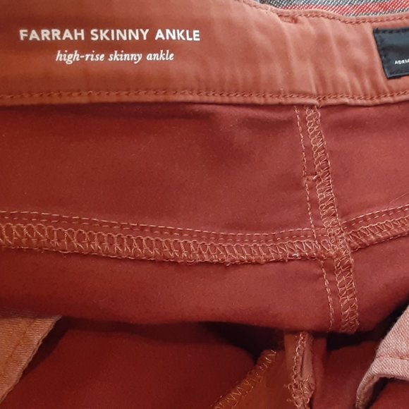 NWT AG ADRIANO GOLDSCHMIED FARRAH HIGH RISE SKINNY ANKLE JEANS IN BR DU SIZE 31 - Picture 4 of 6